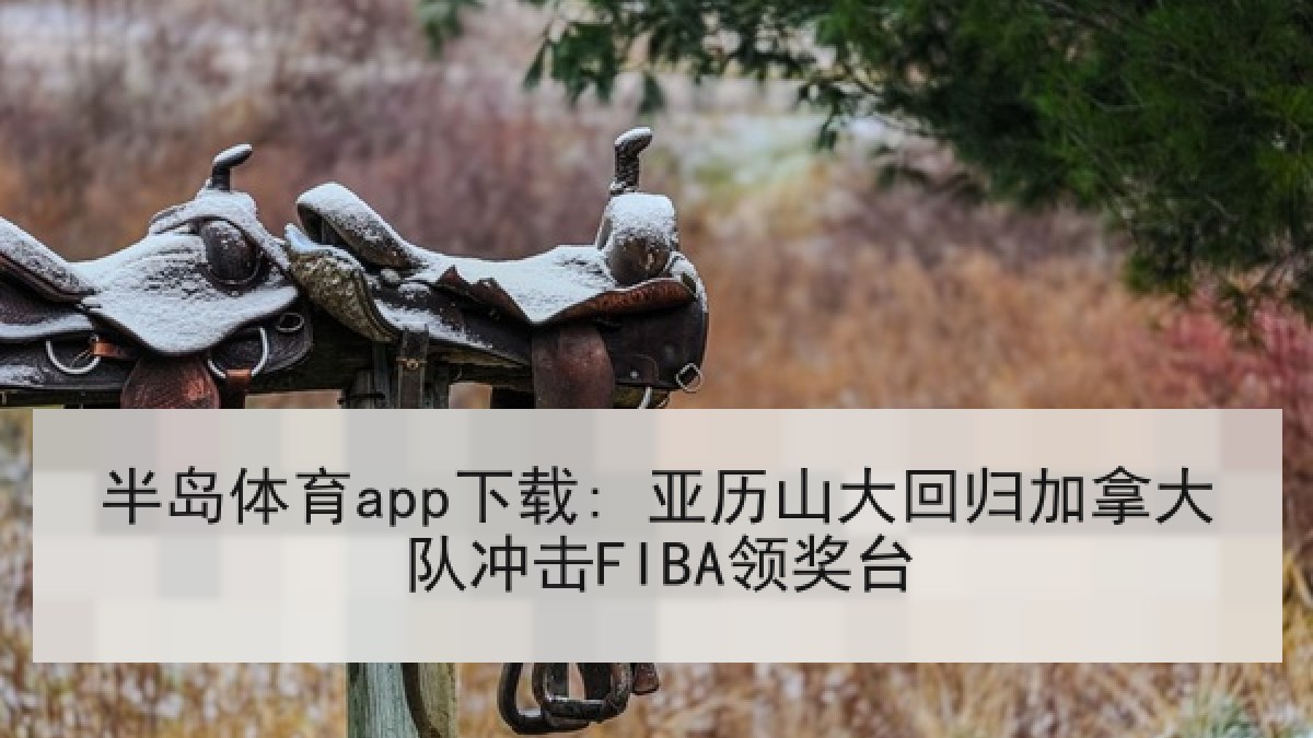 半岛体育app下载: 亚历山大回归加拿大队冲击FIBA领奖台 半岛体育app下载: 亚历山大回归加拿大队冲击FIBA领奖台